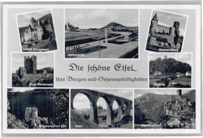 Nuerburg chloss Bürresheim Nürburgring Genovevab