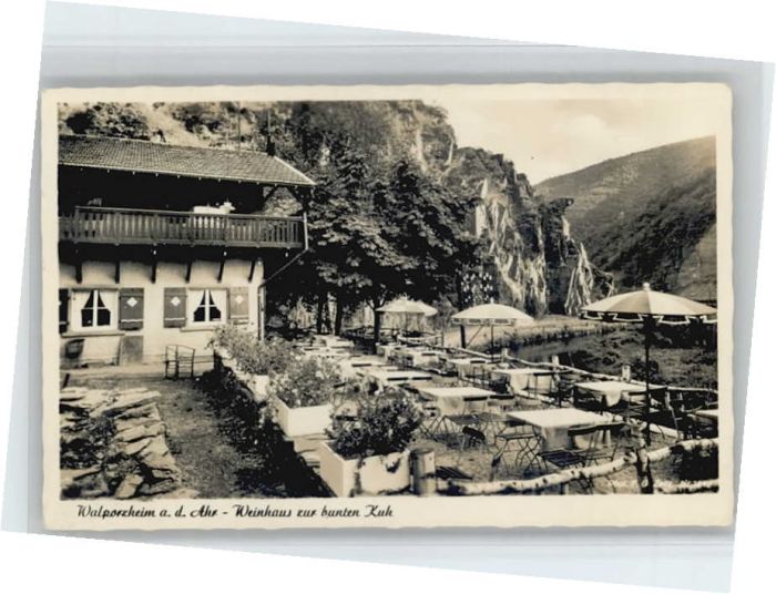 Walporzheim Weinhaus zur bunten Kuh