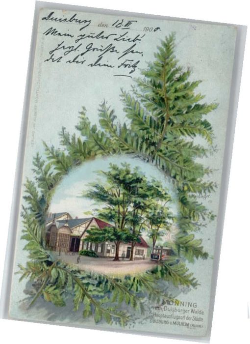 Duisburg Ruhr Duisburg Monning Künstler L. Meidinger