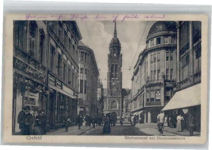 Krefeld Dionysiuskirche Rheinstrasse