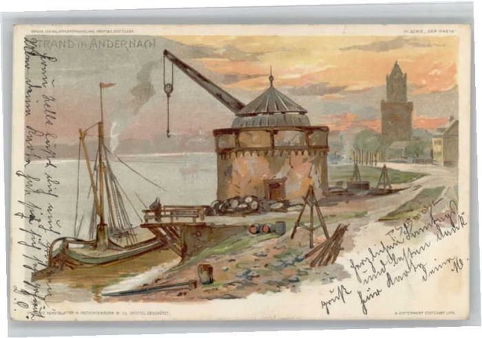 Andernach Alter Kran Runder Turm