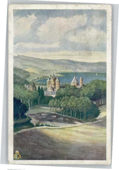 Andernach Rhein Rheinland-Pfalz Maria Laach Basilika Laacher See Wappen