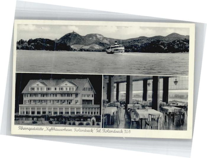Rolandseck Rheingaststätte Kyffhäuserheim x