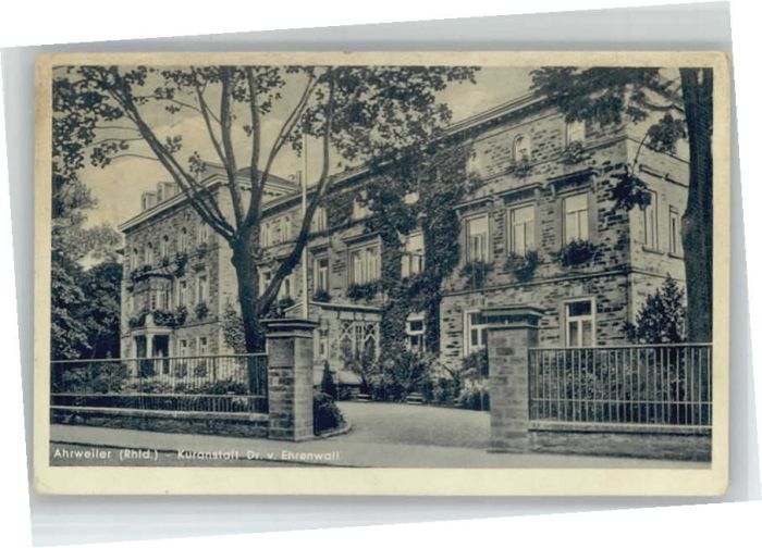 Ahrweiler Ahr Ahrweiler Kuranstalt Dr Ehrenwall