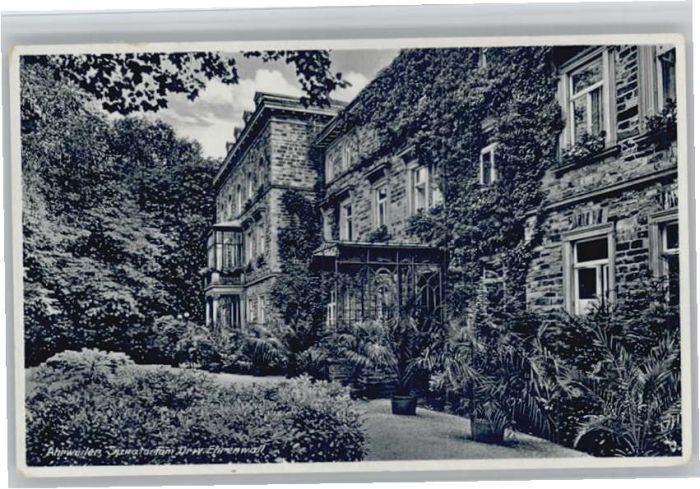 Ahrweiler Ahr Ahrweiler Sanatorium Dr Ehrenwall