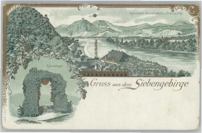 Rolandseck Rolandsbogen Nonnenwerth Drachenfels