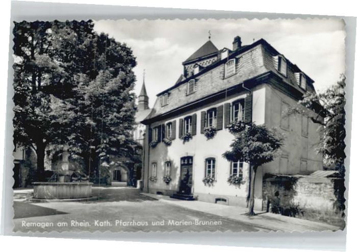 REMAGEN Rheinland-Pfalz Pfarrhaus Marienbrunnen