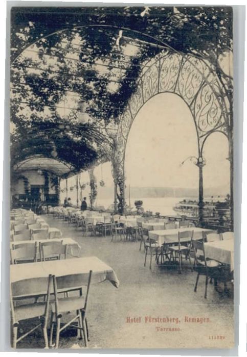 REMAGEN Rheinland-Pfalz Hotel Fuerstenberg Terrasse