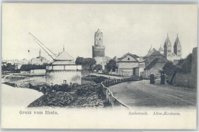 Andernach Rhein Rheinland-Pfalz Krahnen
