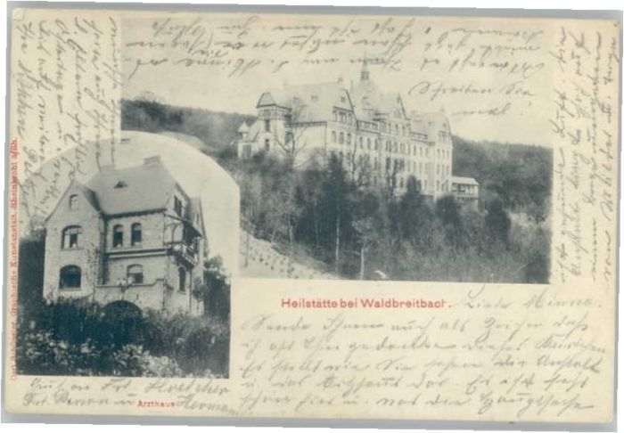 Waldbreitbach Wied Waldbreitbach Heilstätte Arzthaus