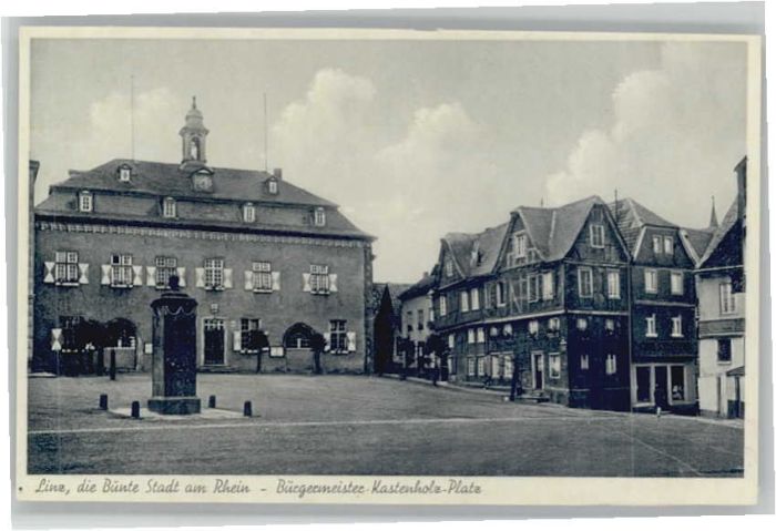 Linz Rhein Linz Bürgermeister Kastenholz Platz