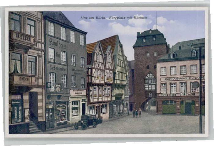 Linz Rhein Linz Burgplatz Rheintor