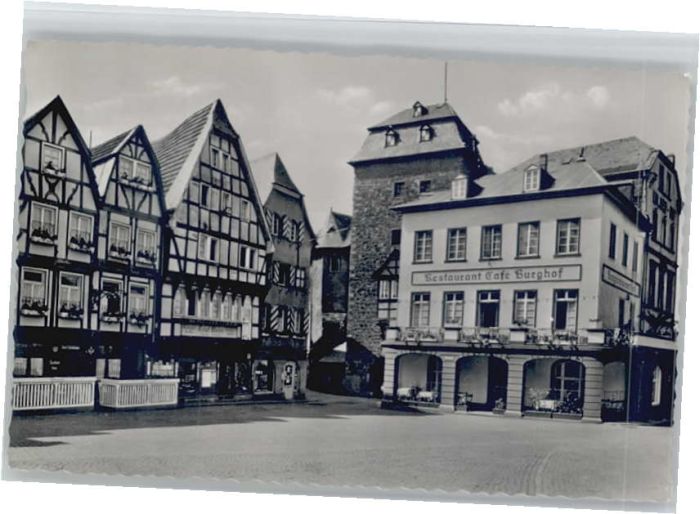 Linz Rhein Linz Burgplatz Restaurant Cafe Burghof