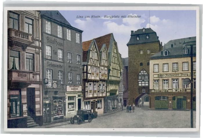 Linz Rhein Linz Burgplatz Rheintor