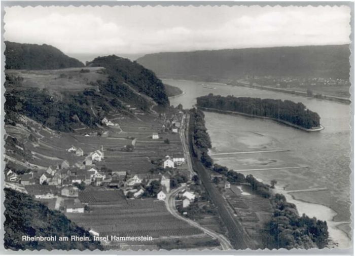 Rheinbrohl Neuwied Rheinland-Pfalz Insel Hammerstein