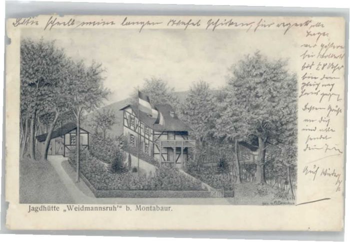 Montabaur Westerwald Montabaur Jagdhütte Weidmannsruh