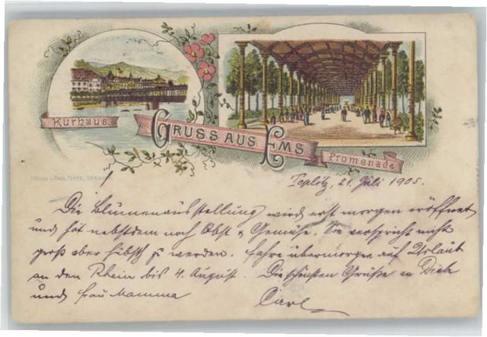 Bad Ems Kurhaus Promenade