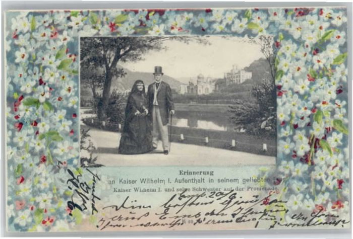 Bad Ems Kaiser Wilhelm I. Schwester