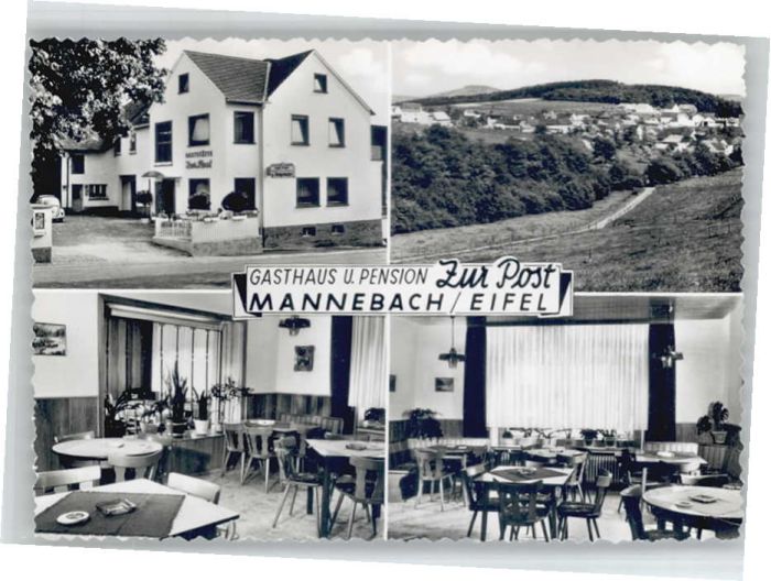 Mannebach Eifel Gasthaus Pension zur Post