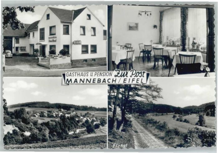 Mannebach Eifel Gasthaus Pension zur Post