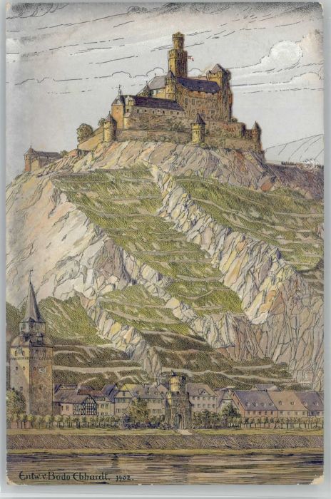 Braubach Rhein Braubach Marksburg