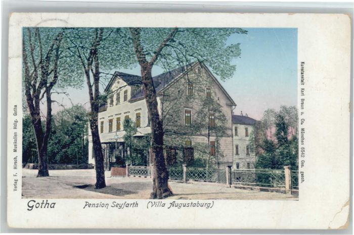 Gotha Thueringen Gotha Pension Seyfarth Villa Augustabur
