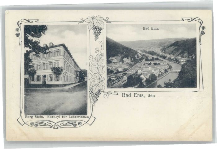 Bad Ems Burg Stein