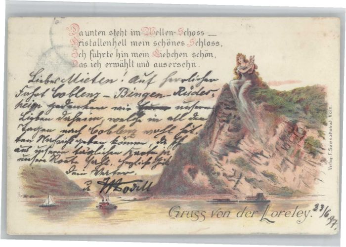 Loreley Lorelei Loreley Vers