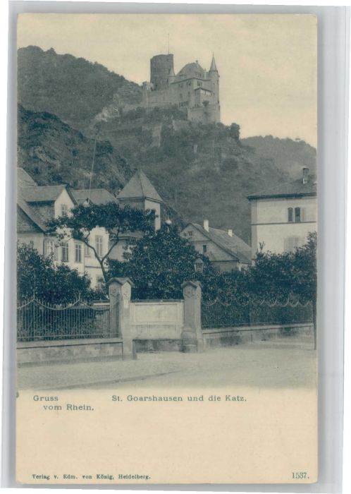 St Goarshausen Burg Katz