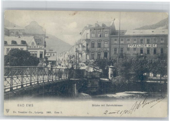 Bad Ems Brücke Bahnhofstrasse