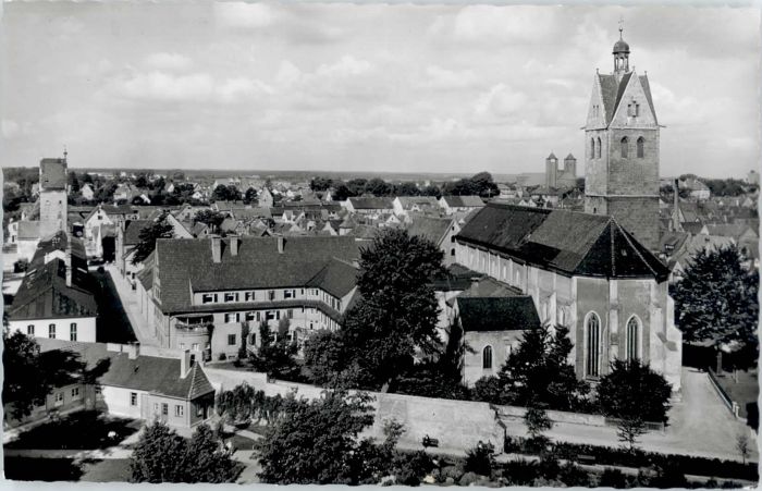 Memmingen Bayern Frauenkirche Buergerheim Kempter Tor