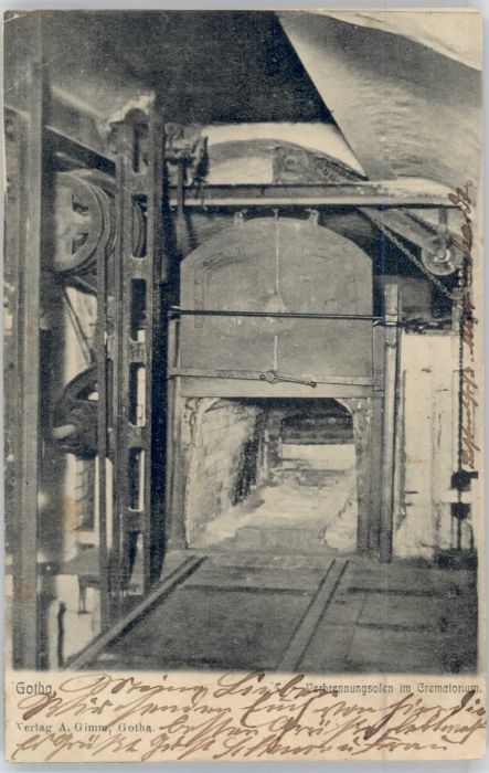 Gotha Thueringen Gotha Krematorium Ofen