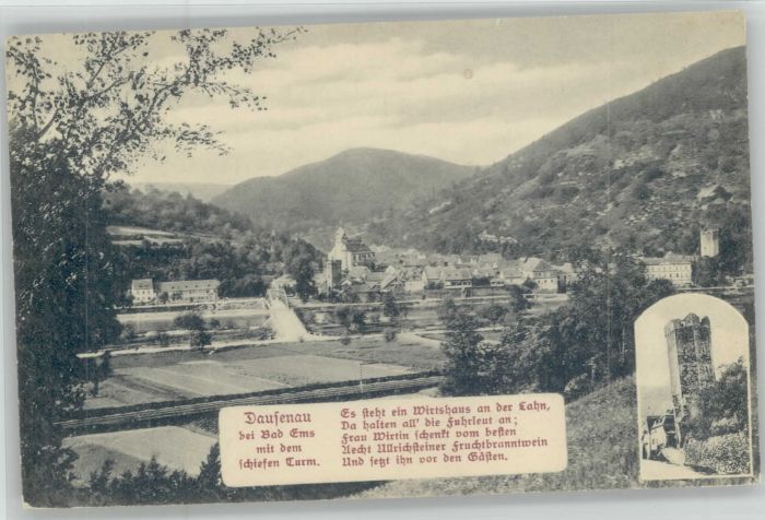 Dausenau Vers Schiefer Turm