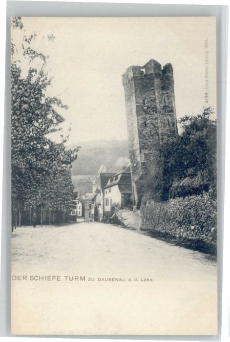 Dausenau Schiefer Turm