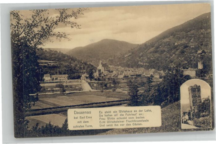 Dausenau Vers Schiefer Turm