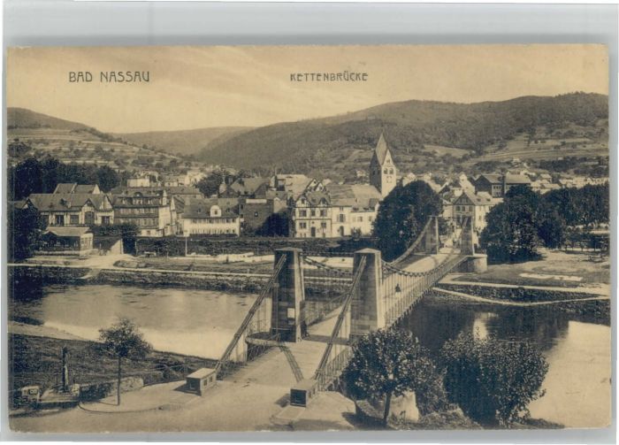 Nassau Lahn Nassau Kettenbrücke