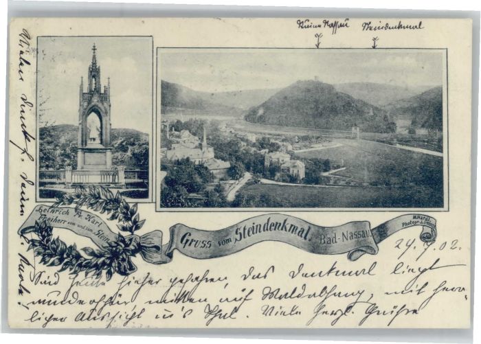 Nassau Lahn Nassau Steindenkmal