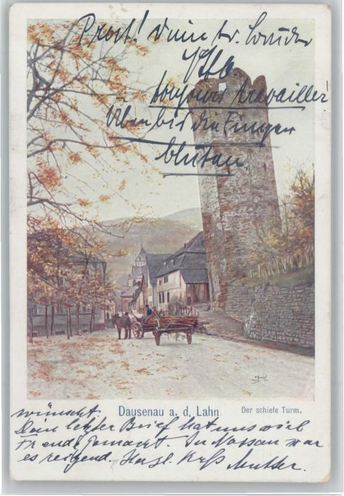 Dausenau Schiefer Turm