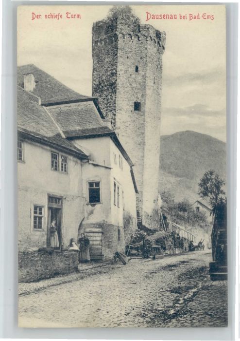 Dausenau Schiefer Turm