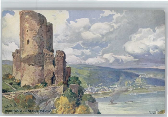 St Goarshausen Burg Katz