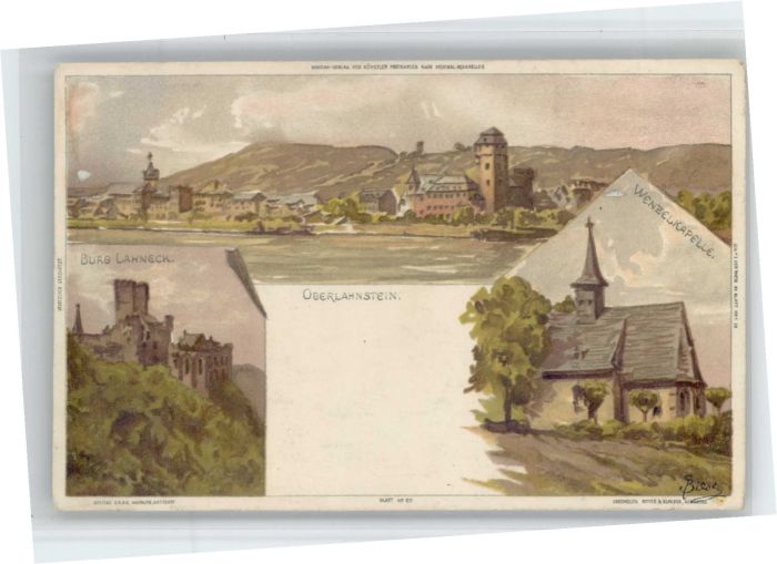 Oberlahnstein Burg Lahneck Wenzelkapelle Künstler Bil