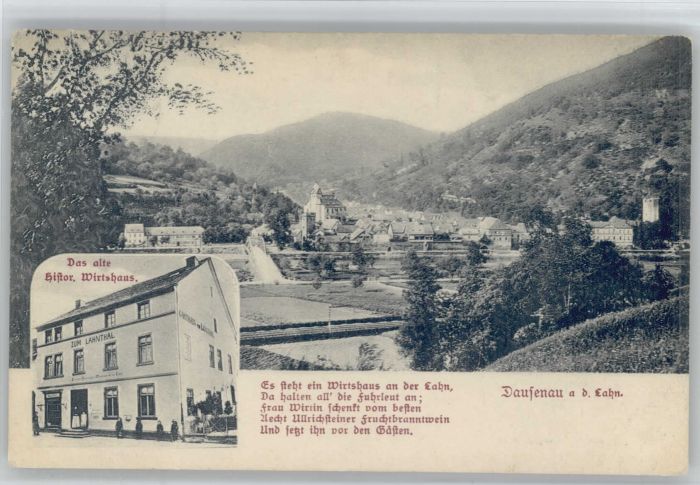 Dausenau Historisches Wirtshaus Zum Lahntal