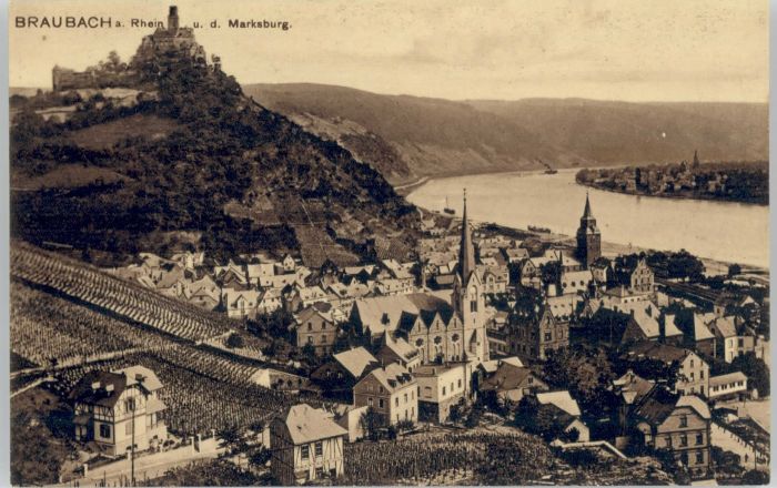Braubach Rhein Braubach Marksburg