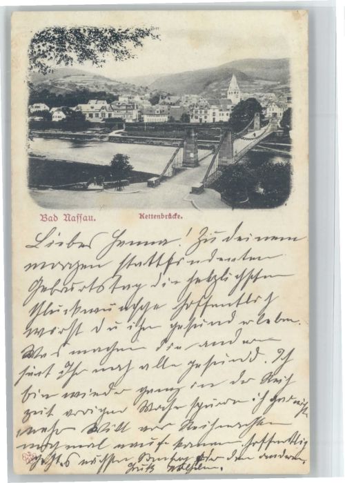 Nassau Lahn Kettenbrücke