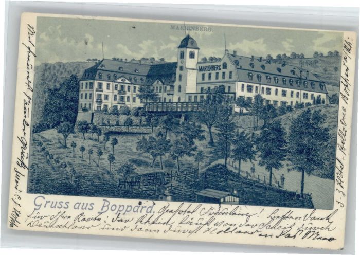 Boppard Rhein Boppard Marienberg