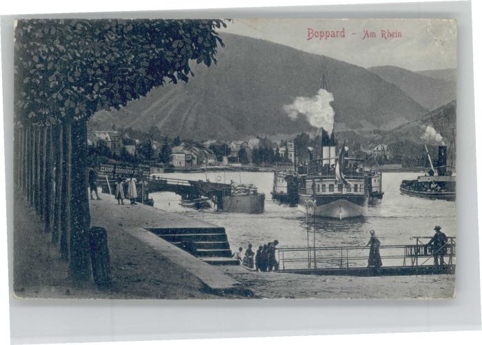 Boppard Rhein Boppard Dampfer
