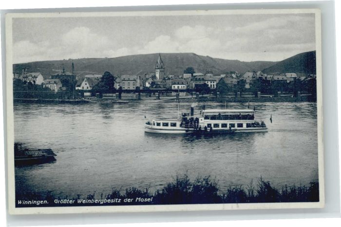 Winningen Mosel Dampfer
