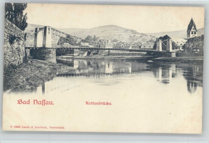 Nassau Lahn Kettenbrücke
