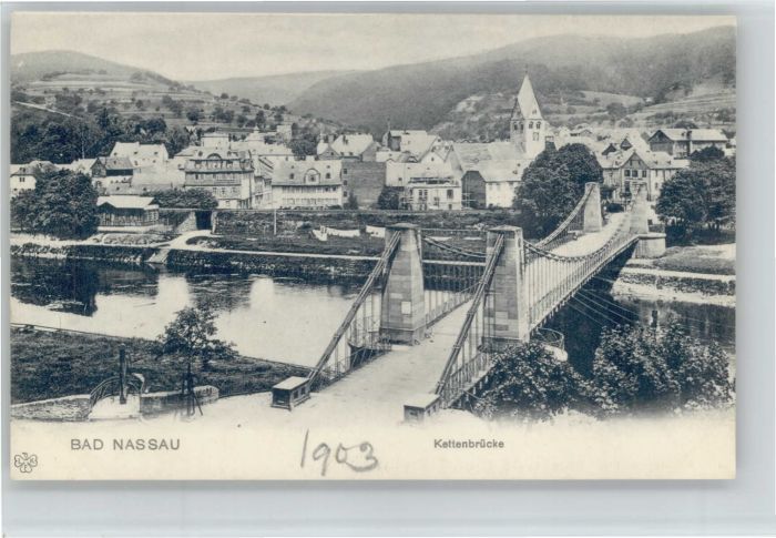 Nassau Lahn Kettenbrücke