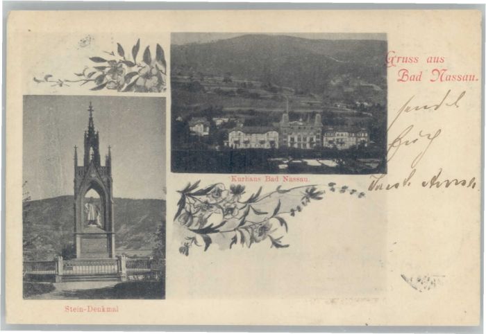 Nassau Lahn Stein-Denkmal Kurhaus